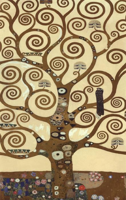 Gustav Klimt The Tree of Life (gold foil)